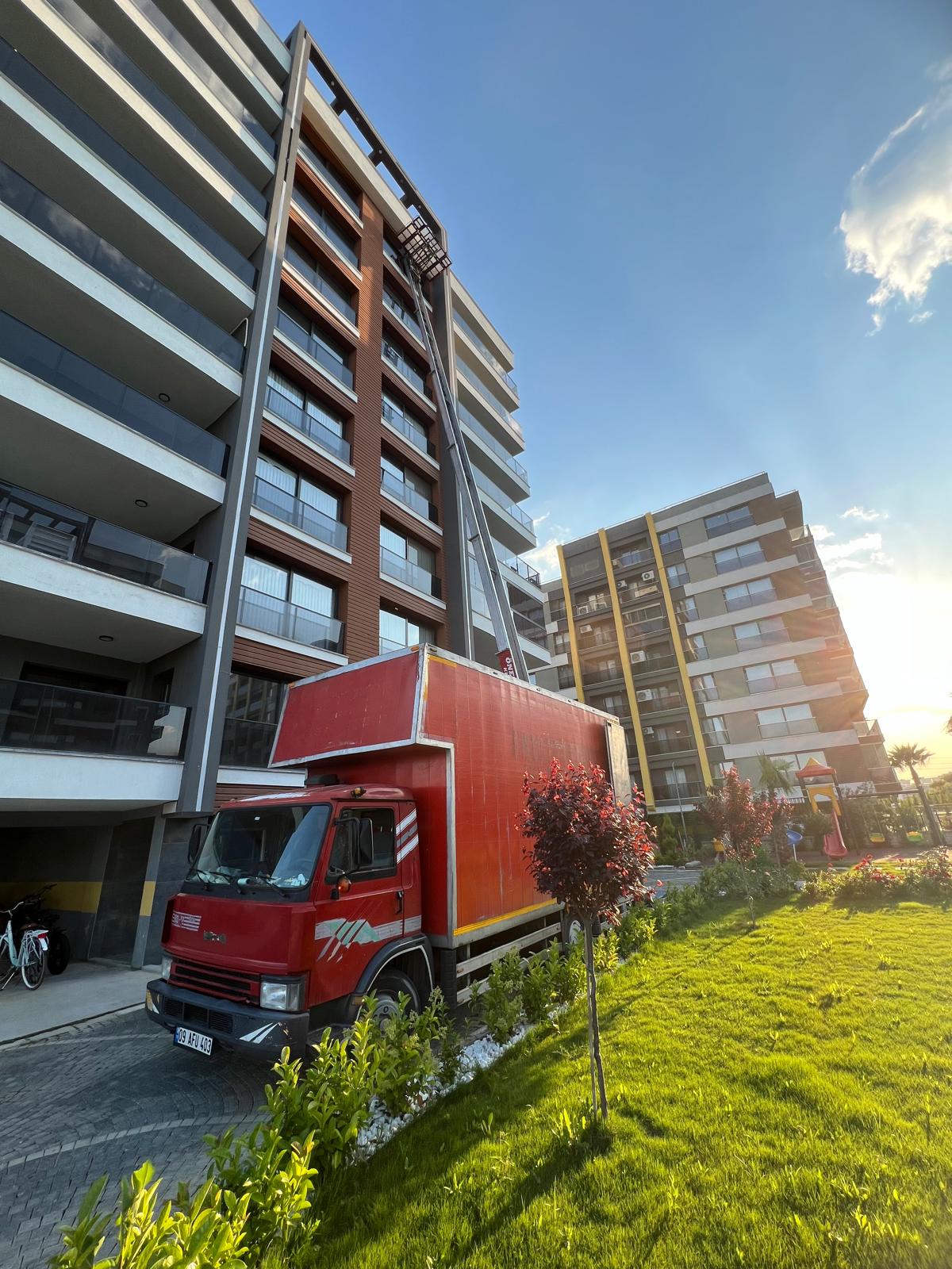 Aydın kiralık asansör yüksek kat sevkiyatı